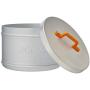 Italo Ottinetti Aluminium Storage Canister Biscotti 16 cm, Metallic, One Size