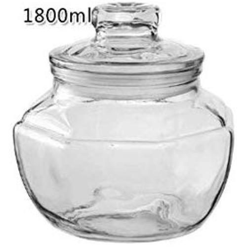 2er Pack Glas Lebensmittelbehälter mit Dichtung – Zeitloses Design für Tee, Kaffee, Gewürze u.v.m.