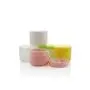 10PCS Refillable Bottles Plastic Empty Makeup Jar Pot Travel Face Cream/Lotion/Cosmetic Container 5 Colors,Clear,10g