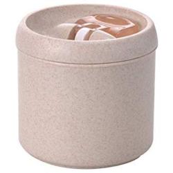 UPKOCH Wheat straw canister sealed food storage jar food container for cereal grain nut tea spice