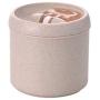 UPKOCH Wheat straw canister sealed food storage jar food container for cereal grain nut tea spice