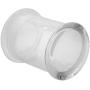 Clear Glass Herb Stash Jar with Lid 12 oz Blank