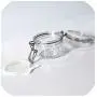 Bocal Rond en Plastique de 120 ml avec Bouchon Clip Etanche - Récipient de Rangement Alimentaire, Ustensiles de Cuisine, Conservation, Cosmétiques, Crèmes Bocal Rond en Plastique de 120 ml avec Bouchon Clip Etanche - Récipient de Rangement Alimentaire, Ustensiles de Cuisine, Conservation, Cosmétiques, Crèmes