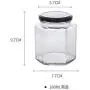 Kitchen Food Storage Jar Airtight Food Storage Sealed cans Glass Food Storage Jars Glass Bottles Honey Bottles enzymes cans Food cans Storage Tanks , 280ml Black Cover Kitchen Food Storage Jar Airtight Food Storage Sealed cans Glass Food Storage Jars Glass Bottles Honey Bottles enzymes cans Food cans Storage Tanks , 280ml Black Cover