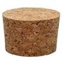 Viva Haushaltswaren 6 Glass Containers 150 ml with Cork Stoppers for Spices, Salt, Gifts, etc and Wooden Spice Scoop, Glass, 150 ml