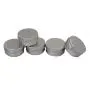 JUNKE Lippenbalsam Tiegel Aluminium Leere Schraubdeckel Behälter für Kosmetik & Basteln, Pack von 24, 50ml