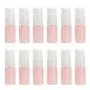 12PCS 10ML/0.34oz Refill Empty Plastic Cosmetic Lotion Pump Bottle Jars Pots with Press Pump Top Portable Makeup Sample Packing Container Dispenser for Face Eye Cream Shampoo Gel Emulsion Liquid