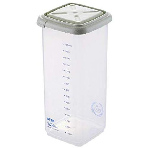 Transparent Plastic Kitchen Refrigerator Food Grain Storage Container Seal Milk Powder Nut Convenient Vacuum Storage Box 1800ML Food Dispensers