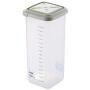 Transparent Plastic Kitchen Refrigerator Food Grain Storage Container Seal Milk Powder Nut Convenient Vacuum Storage Box 1800ML Food Dispensers