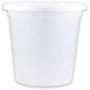 EDI 50 Sets Plastic Food Storage Plastic Containers with Lids (24 OZ)