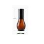 1PC 30ML / 1oz Amber Glass Empty Press Pump Bottles Jar Pot Container For Cosmetics Makeup Foundations Cream Lotion Essential Oils Skin Care Emulsion (Pumps Bottle)