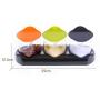 DYFYMX sugar bowl with lid Spice jar Spice storage box Spice jar Canned food storage container Spice jar storage container set oil container for kitchen