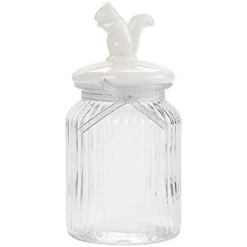 Glasbehälter Floating Shelf Portable Trockenmischbox für Kleintiere, Getreidespeicherbehälter, Lagerbehälter.