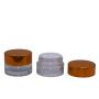 Pinklife 5g Glass Jar Cosmetic Containers 19 pcs Refillable Round Makeup Pots Lip Blam Cream Sample Jars Bottles With Gold Lids