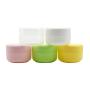 3Pcs 3.3 oz Plastic Round Cosmetic Jars Storage Container Pot Bottle Case Holder with Inner Disc and Lids for Face Cream Eye Shadow Lip Balm Lotion Empty Refillable (Green)