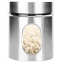 Cookie Jar Cereal Coffee Storage Containers Jar 304 Stainless Steel with Lids Airtight Bpa Free Large, Food Storage Containers Jar for Kitchen Pantry Organization Canister Candy Bulk, 0.6L/1L/1.3L