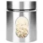 Cookie Jar Cereal Coffee Storage Containers Jar 304 Stainless Steel with Lids Airtight Bpa Free Large, Food Storage Containers Jar for Kitchen Pantry Organization Canister Candy Bulk, 0.6L/1L/1.3L
