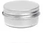 10 Stück Aluminium Balm Nagelkunst Kosmetikcreme Make-up Dose Lippenbehälter Metallbehälter Schraubverschluss 30ml Fassungsvermögen (leer) für DIY Kosmetik/Schönheitsprodukte (30ml)