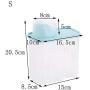 Kitchen grains/legumes storage box Storage jar Plastic Transparent with Lid Seal 3-piece set Food Dispensers
