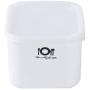 Cngstar pp Food Storage Containers Airtight Lids Microwave Oven Freezer Steam Release Reusable Rectangle Containers Square （size 2）