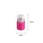 6PCS 15ML 0.5OZ Hot Pink Empty Plastic Bottles with Black Flip Cap Small Sample Jar Refillable Portable Durable Cosmetic Container Perfume Makeup Water Storage Holder Pot for Travel Daily Life