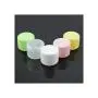 10PCS Refillable Bottles Plastic Empty Makeup Jar Pot Travel Face Cream/Lotion/Cosmetic Container 5 Colors,Clear,10g