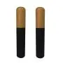 2 Pièces Flacons Remplissables Vides 6ml pour Mascara, Noir, Réutilisables avec Pinceau et Bouchon en Bambou pour Huile à Cils, Huile de Croissance des Cils, Flacons DIY Voyage 2 Pièces Flacons Remplissables Vides 6ml pour Mascara, Noir, Réutilisables avec Pinceau et Bouchon en Bambou pour Huile à Cils, Huile de Croissance des Cils, Flacons DIY Voyage