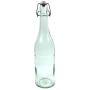 Viva Haushaltswaren - 6 Glass Bottles 750 ml with Swing Stoppers for Self-Filling incl. a White Filling Funnel Diameter 12 cm