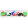 (100pcs) 5 ml Non-stick Silicone Containers Jar wholesale - Mixed Colors