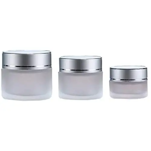 Bouteille en verre réutilisable vide, pots de rangement pour crème pour le visage, baume à lèvres, contenant pour cosmétiques, idéal pour le voyage (30ML) Bouteille en verre réutilisable vide, pots de rangement pour crème pour le visage, baume à lèvres, contenant pour cosmétiques, idéal pour le voyage (30ML)