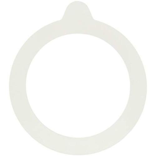 Bormioli Rocco 6 piece Fido Jar Replacement Gaskets, 3.5", White Pack of 2