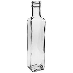 Viva Haushaltswaren 6 Glass Bottles 500 ml with Screw Tops for Self-Filling incl. Filling Funnel Diameter 9.5 CM by Viva Haushaltswaren