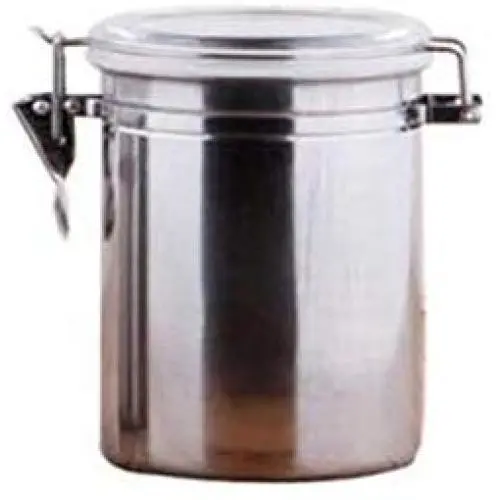 Réservoir Métal en Acier Inox Scellé pour Café, Sucre, Thé, Récipient en Boîte, Bol de Cuisine, 12 X 10.5Cm Réservoir Métal en Acier Inox Scellé pour Café, Sucre, Thé, Récipient en Boîte, Bol de Cuisine, 12 X 10.5Cm