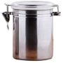 Stainless Steel Sealed Canister Tanks Coffee Bean Sugar Tea Storage Jar Bottle Kitchen Can Pot Metal Box Bowl,12 X 10.5Cm