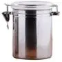 Réservoir Métal en Acier Inox Scellé pour Café, Sucre, Thé, Récipient en Boîte, Bol de Cuisine, 12 X 10.5Cm Réservoir Métal en Acier Inox Scellé pour Café, Sucre, Thé, Récipient en Boîte, Bol de Cuisine, 12 X 10.5Cm