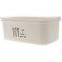 Airtight Seal Tea Tin Canister Coffee Can Jar Kitchen Storage Food Container - Rectangle L