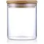 CENSUN Borosilicate Glass Airtight Canister Food Storage Container Jar with Bamboo Lid (500ML), SYTGYBL236 CENSUN Borosilicate Glass Airtight Canister Food Storage Container Jar with Bamboo Lid (500ML), SYTGYBL236