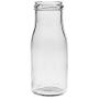 Viva Haushaltswaren Set of 12 Small Wide Neck Glass Bottles / 156 ml/with Filling Funnel Diameter 7 cm