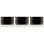 Infinity Jars 200 ml (6.76 fl oz) 3-Pack Cosmetic Style Ultraviolet Refillable Empty Glass Screw Top Jar