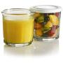 Home Décor Premium Luminarc Working Storage Jar/Dof Glass with White Lid 14-Ounce Set of 4 Storage