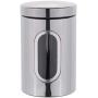 Food Storage Jar, Metal Food Storage Can with Airtight Seal Lid - Modern Design Kitchen Storage Canister for Serving Tea, Coffee,Spice