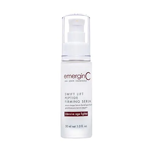emerginC Swift Lift Peptide Firming Serum - Intensive Age Fighting Serum with Hyaluronic Acid + Plant Extracts (1 Ounce, 30 Milliliters) emerginC Swift Lift Peptide Firming Serum - Intensive Age Fighting Serum with Hyaluronic Acid + Plant Extracts (1 Ounce, 30 Milliliters)