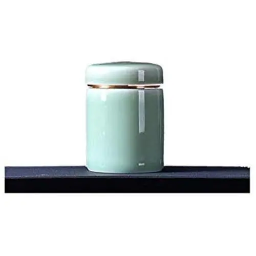 120ml Tea Box Container Tea Tin Can Storage Small Ceramic Bottle With Cap Tight Seal Tea Caddy Kitchen Canister Jar,light green 120ml Tea Box Container Tea Tin Can Storage Small Ceramic Bottle With Cap Tight Seal Tea Caddy Kitchen Canister Jar,light green