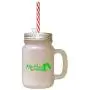 Green Flip Flops Are Mandatory Frosted Glass Mason Jar With Straw Green Flip Flops Are Mandatory Frosted Glass Mason Jar With Straw