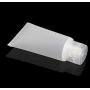 24Pcs 30ml 1oz Empty Translucent Plastic Flip Cap Shampoo Facial Cleanser Makeup Comestic Sample Soft Container Tube Bottle Vial Jar Pot Case