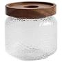 WH- Sealed Glass Jars Kitchen Snack Fresh Coffee Beans Tea Powder Grains Accommodated Classified Storage Tanks Of Various Sizes (Size : 400ML)