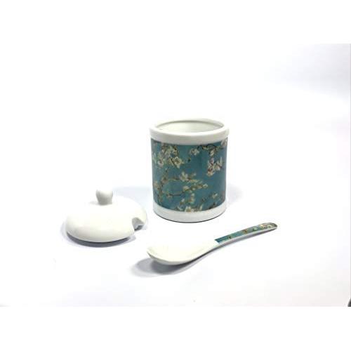 Van Gogh Storage Jar Almond Blossom Design