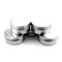 ECYC 5Pcs Empty Cosmetic Ointment Jars Refillable Aluminum Eye Cream Mask Container with Screw Cap