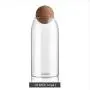 Creative Kitchen Tea Storage Bottles Glass Candy Jars With Cork Lid Spices Sugar Coffee Container Receive Organizer Cans,500Mlball