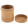 Portable Seal Tea Canister Round Tea Tin Food Storage Serving Container Box Kitchen Serving Teaware - e
